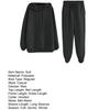 2 Pcs/Set Women Hoodie Pants Set Long Sleeve Hooded Thick Soft Warm Drawstring Elastic Waist Loose Pockets Sports Casual Top Ankle-banded Trousers