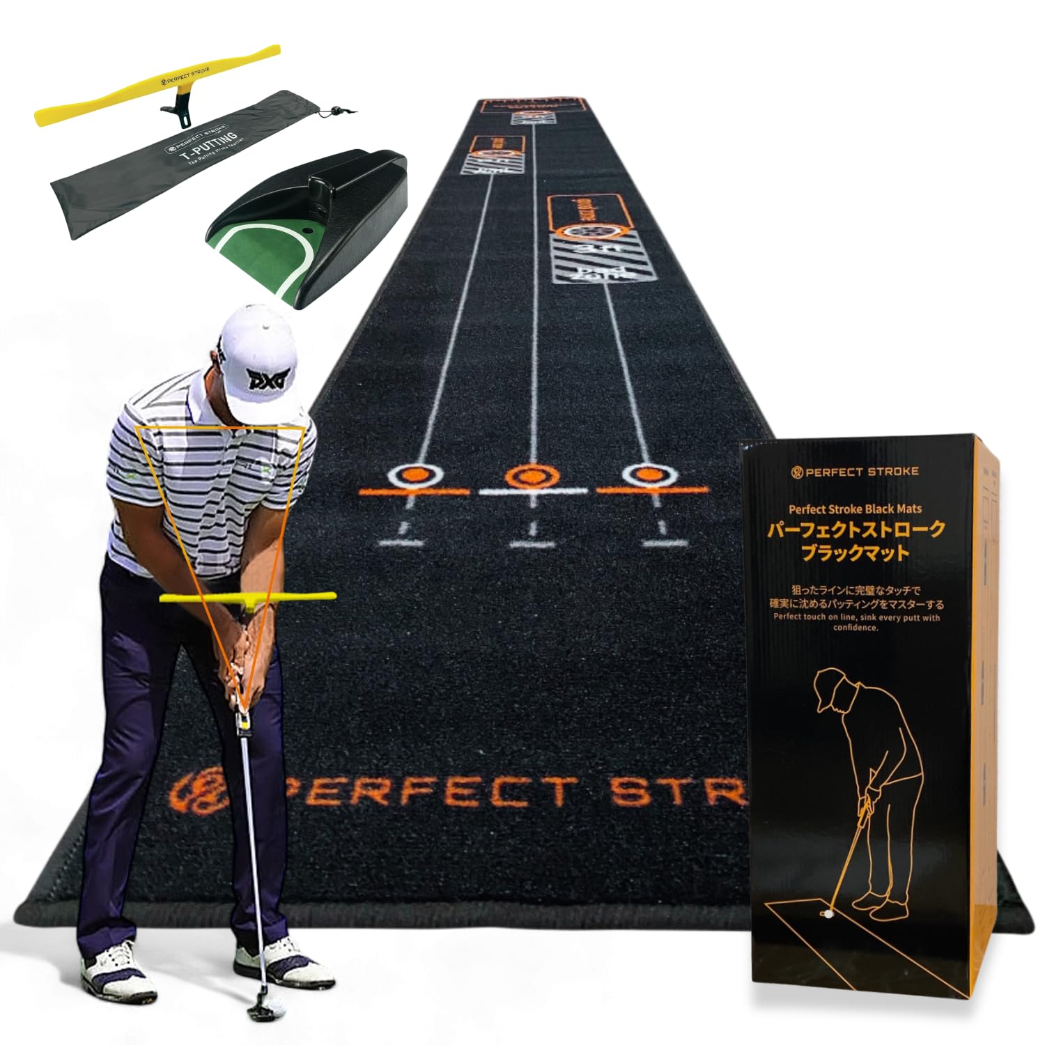 

Stroke Professional recommended putter black putter tee putter putter putting putter practice score golf putter practice warranty [Perfect (3-piece чорний