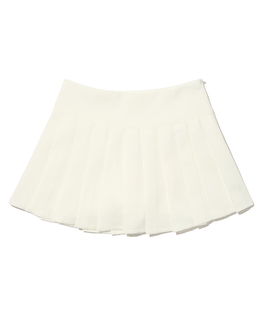 ROIDESROIS Teen Pleated Tennis Skirt (Ivory)