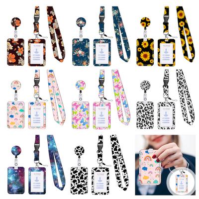 Badge Holder with Retractable Badge Reel Clip Versatile Lightweight ID Card Holder for Nurses Teachers Office Workers