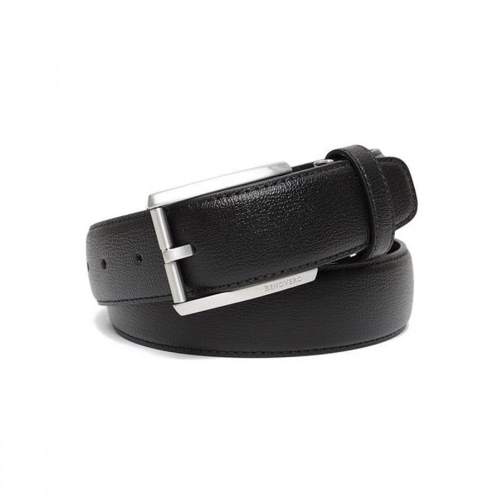 Benovero Men S Derby emboSSed Logo Belt Bmf1acb1291k