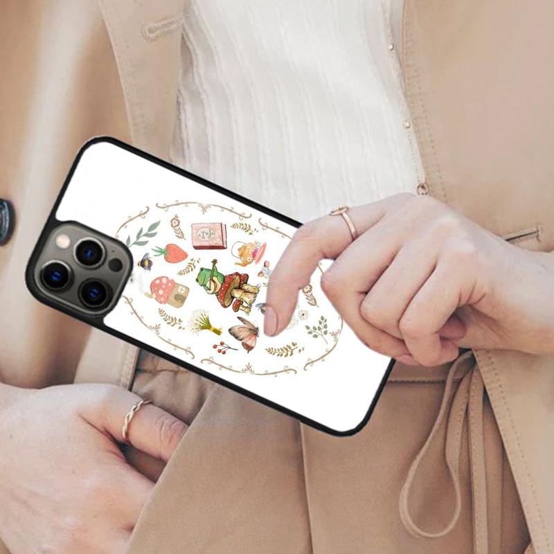 Cottagecore Frog Mushroom Aesthetic Magnetic Phone Case For APPLE iPhone 17 Air 16 14 13 12 Pro Max 15 Plus MagSafe Cover