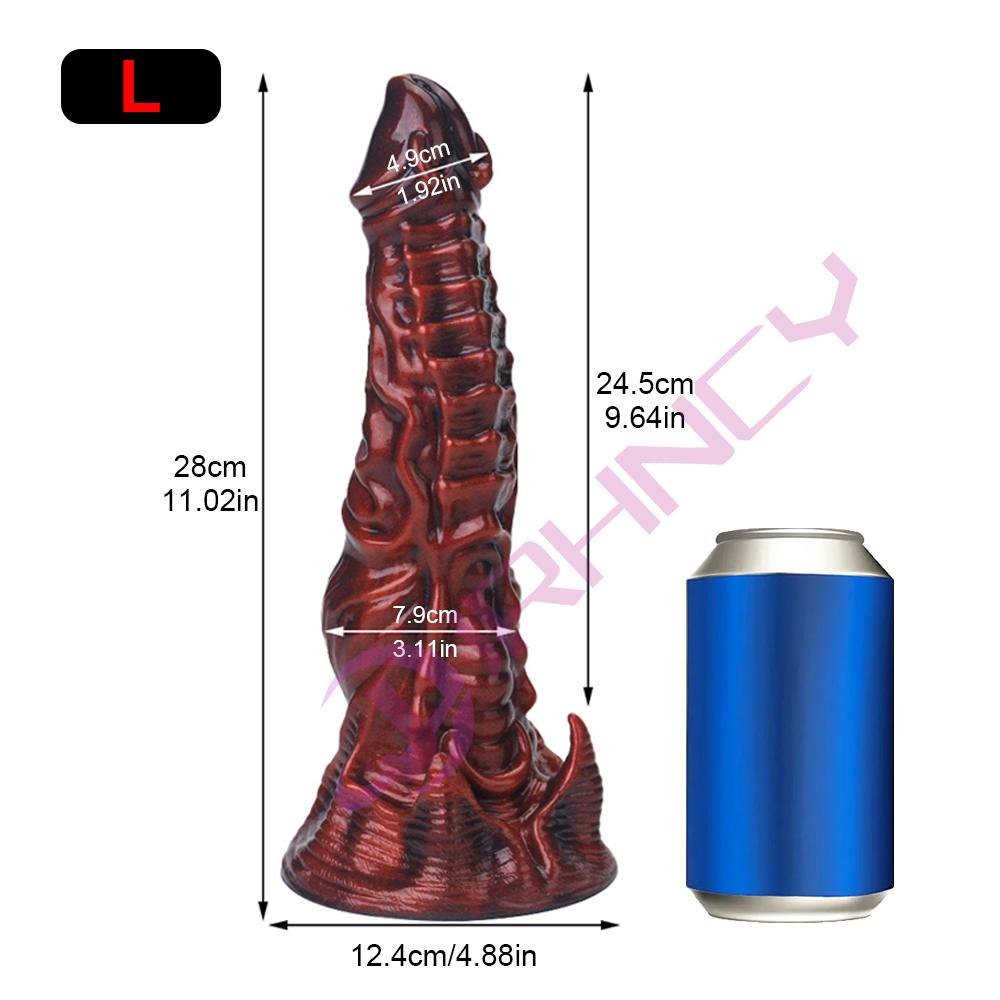 Anal Dildos Adult Sex Toys for Women Demon Monster Dildo Silicone Buttplug 18+ G-spot Masturbation Anal Dilation Big Anal Plug