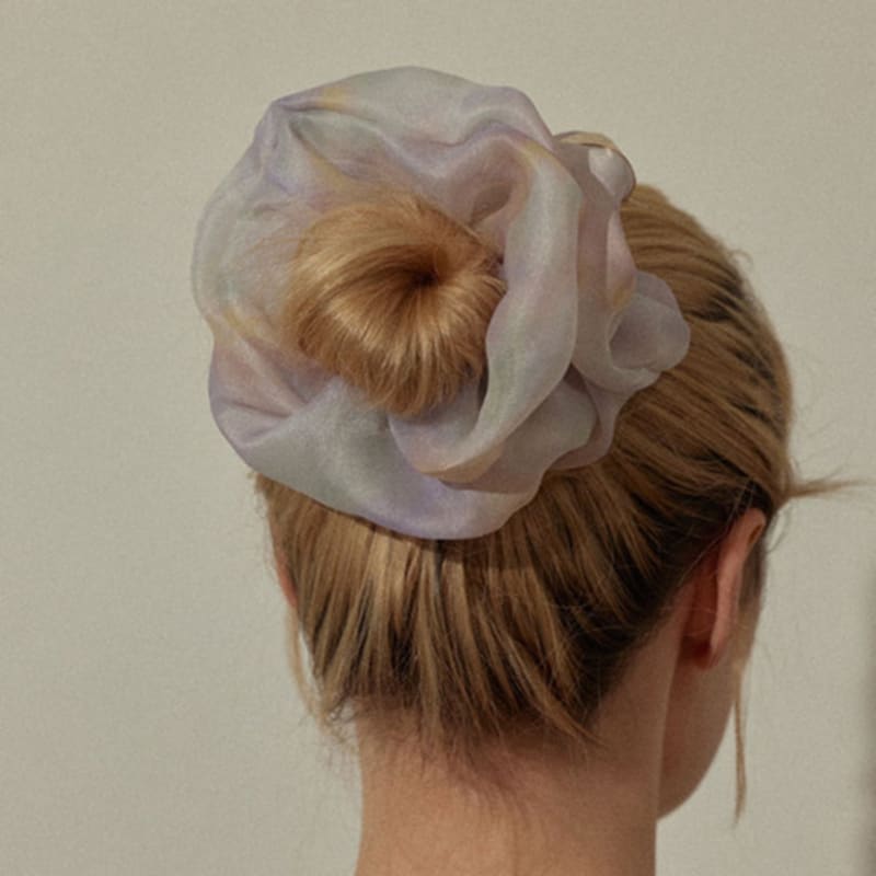 Favorite Noun Watercolor Scrunchies_Clear