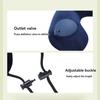 Hand Pressing Inflatable Travel Pillow U-Shaped Neck Support Cushion Neckrest Pad  Tourist