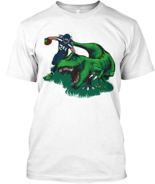 Beast Mode vs T. Rex T shirt Made in the USA Size S to 5XL XL