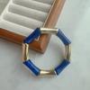 2026 Trendy Colorful Geometry Acrylic Resin Bead Bracelet For Women Summer Charm Personalized Retro Fashion Jewelry Accessories