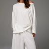 Senso di alta gamma francese stile straniero semplice taglia grande moda pigro ampio abbigliamento da casa completo casual da donna donna