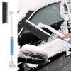 Snow Brush for Car Adjustable Long Handle Cleaner 360 Degree Pivoting Car Ice Scraper for SUV Truck Vehicle Sedans Scooters Roof