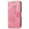Butterfly Embossed Leather Wallet Flip Case for Samsung Galaxy S26 S25 S24 S23 S22 S21 S20 Ultra Plus FE Edge, Card Holder Cover