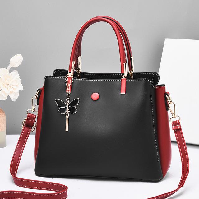Aliwood Trendy Brand Butterfly Women's Bag Large Capacity Elegant Handbag Panelled Leather Ladies Crossbody Bags Tote Bolsos