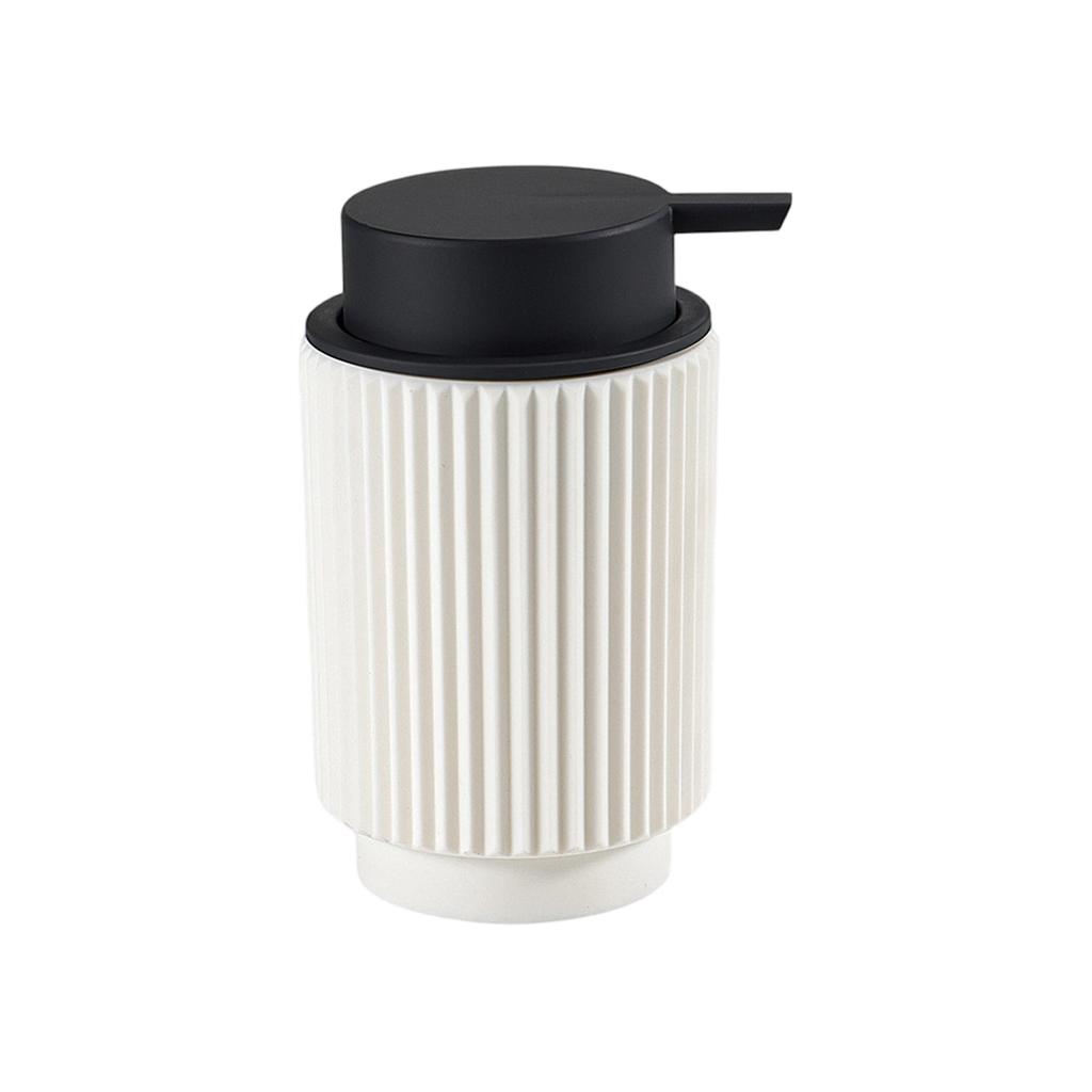 Plastic Accordion Soap Dispenser, Round Bottle for Hand Soap or Dish Soap, Design