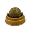 Natural Catnip Cat Wall Stick-on Ball Toy traktuje zdrowe naturalne usuwa kulki włosów, aby promować trawienie Cat Grass Snack