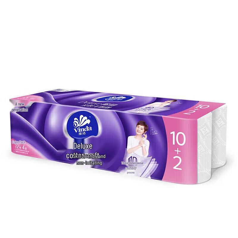 Vinda Cotton Soft 4-Ply Toilet Paper