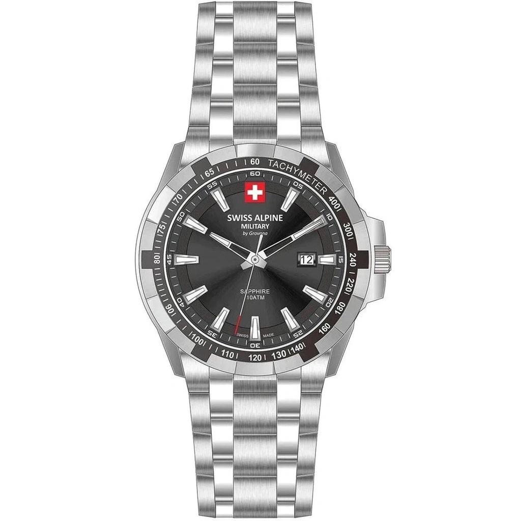 

Swiss Alpine Military Star Fighter Оригинальные Часы из Нержавеющей Стали с Черным Циферблатом Кварцевые 7044.1237 100М Мужские Часы чёрный