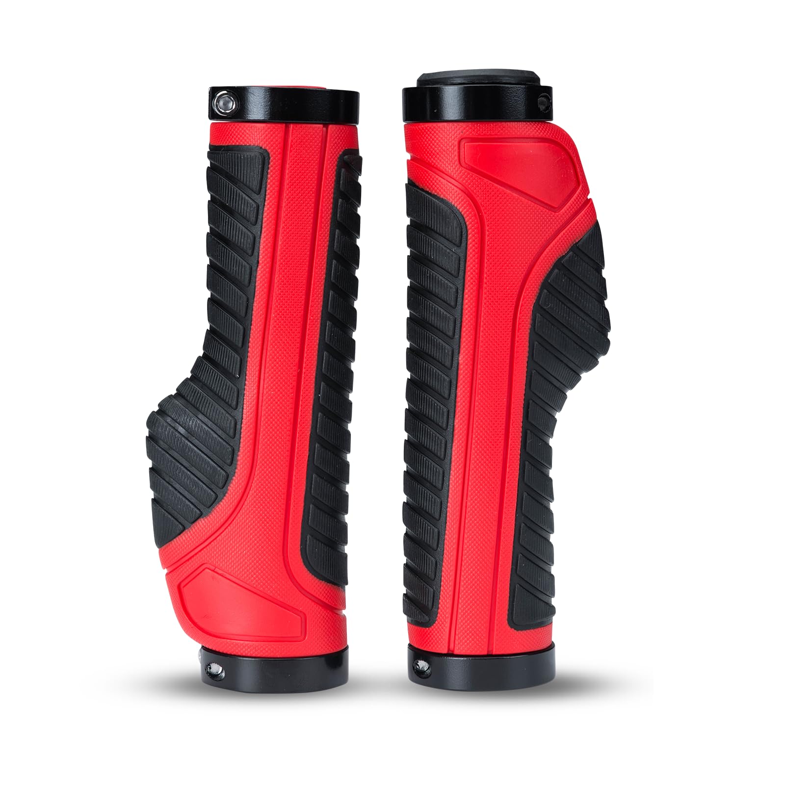 

ROCKBROS Велосипедная ручка Двойная Легкая Амортизация Левая и Правая Внутренний Диаметр Кросс Горный Кросс Складной Легко Красные Грипсы, Грипсы, Замок, Грипса,