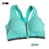Classic Zip-Front Shockproof Sports Bra Plus Size Women's Yoga Vest