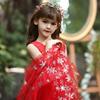 Girls' Formal Princess Dress with Train – Wedding, Runway, Piano Performance, Puffy Skirt