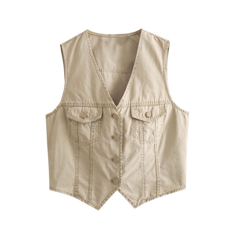 Fashion Style 2024 Spring New Arrival Women's Clothing Easiest for Match Gradient Effect Vest High Waist Skirt 5320710