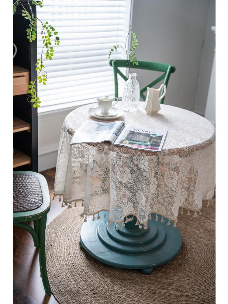 Crochet Cover Table Cloth Woven Tablecloth Hollow Tablecloth Tablecloth Towel Shooting Props