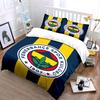 "Set Lenzuola Club Fenerbahce" Set Copripiumino Lenzuola Copripiumino Federe (1 * Copripiumino 2 * Federe, senza piumino)