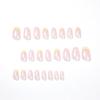 Nail art patch small flower French yellow edge wearing nail art finished nail piece, wearing nail press on nail
