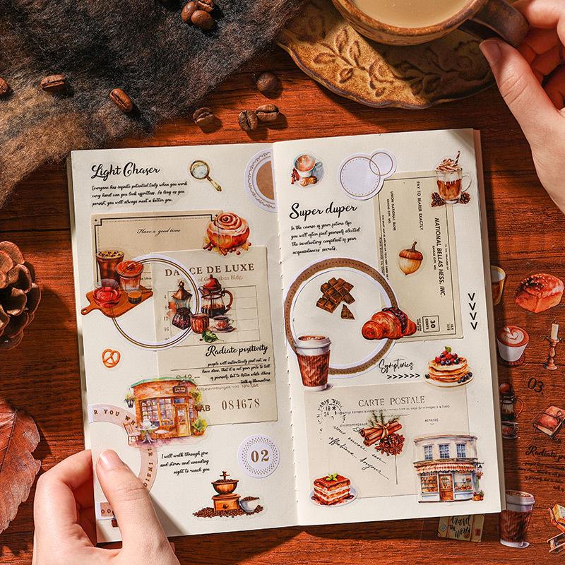 Yuezhen Hand Account Aroma Stickers: Mellow PET Die-cut for Gourmet Material