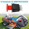 Strong Clutches Switches Replacement 8 Pin Designs Universal Ride Mower Cut Switches for Multiple Mower Generation