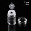 5ML-500ML Dark Brown Refillable Bottle Portable Glass Split Bottle Circular Tea Face Cream Bottle Travel Cosmetic Container Can