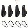 8Pcs Heavy Duty Adjustable Tent Clips Crocodile Tooth Windproof ABS Buckle for Canopy Awning Courtyard Sail Camping Hiking Gear