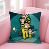 Classic Anime The DDaltons Cushion Cover Pillowcase Short Plush Invisible zipper Room Sofa Cushion Cover