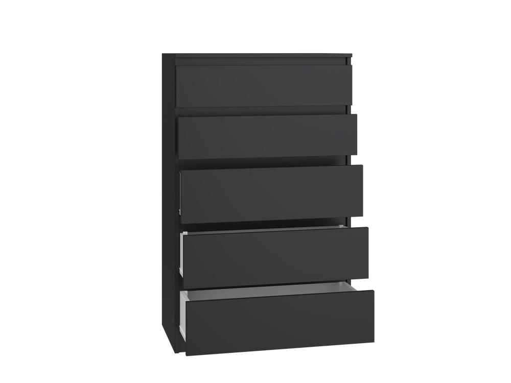 Malwa M5 Chest Of Drawers Cabinet For Living Room, Bedroom, Office, Black