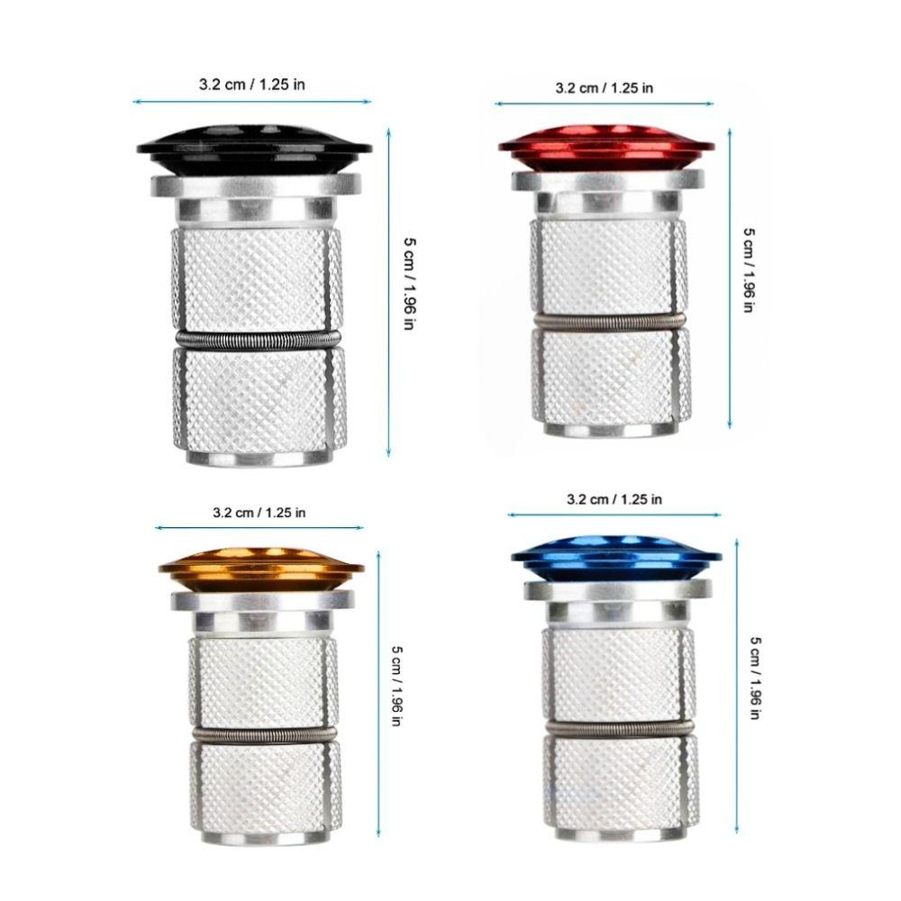 Aluminum Alloy Bike Stem Headset Lightweight Multiple Colors Available Headset Top Cap for 1 inch /1.25 inch forks