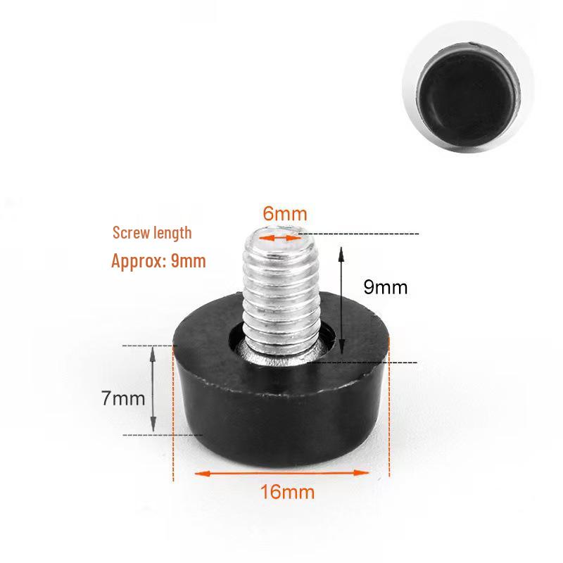 Adjustable Furniture Heightening Foot Pad (M6/M8/M10) – Screw Base for Shelves