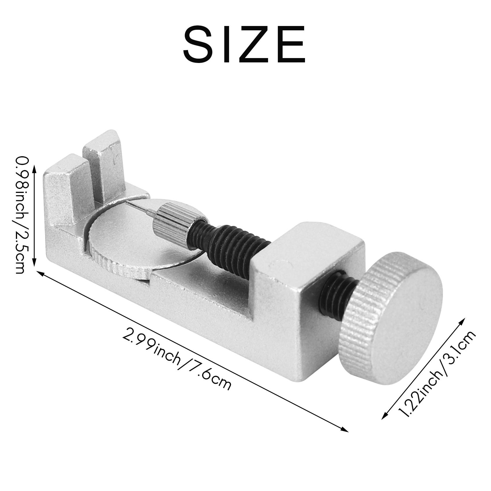 A95D-Watch Link Remover Kit, Watch Band Removal Tool, Watch Sizing Tool, Watch Pin Removal Tool With 12 Extra Punch Pins
