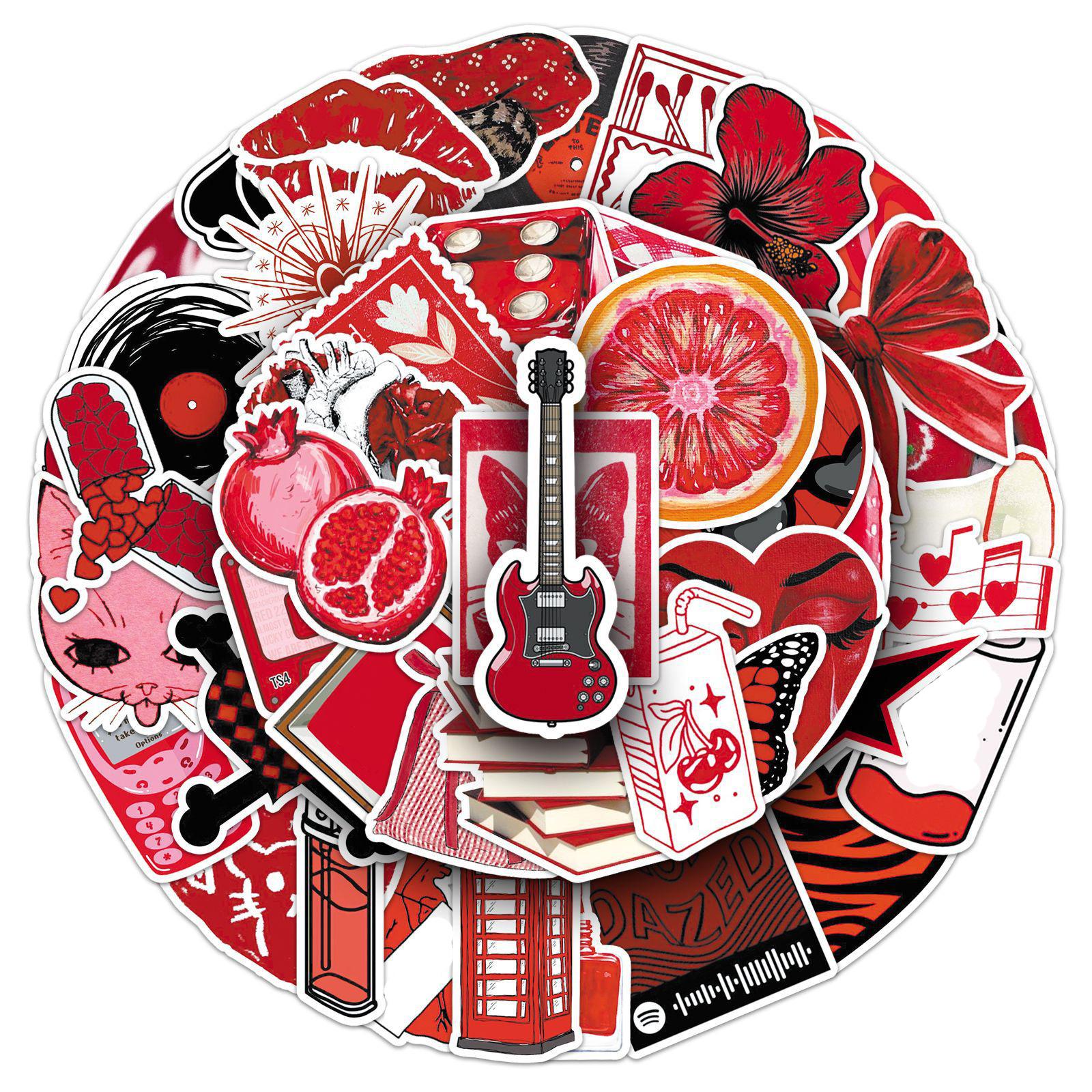 

Stickers Creative Decoration Guitar Suitcase Stickers