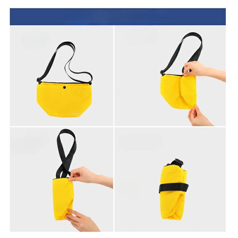 Crossbody Bag Women's Fashion Men's Bag Shoulder Bag Dumpling Bag Sports Nylon Bag All-in-one Canvas Bag