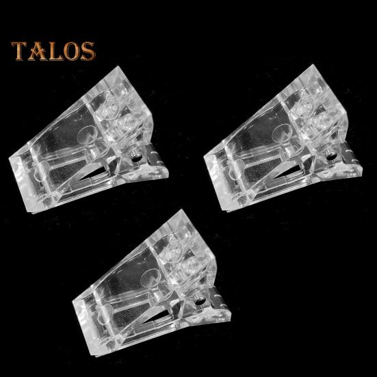 

10 шт. маникюрные зажимы водонепроницаемый прочный пластик практичный зажим для формирования ногтей для маникюрного салона