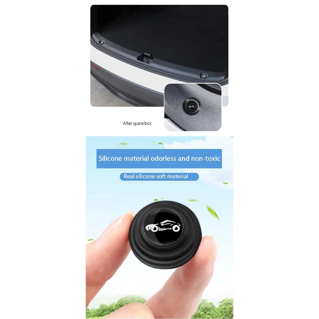 For Tesla Model 3 Y S X Car Door Shock Pad Anti-collision Closing Anti-shock Protection Soundproof Silent Trunk Buffer Gasket