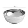 Insulated Stainless Steel Bowls Set for Serving Salad and Dipping Sauce Great for Family Kitchens Hotels and Banquets