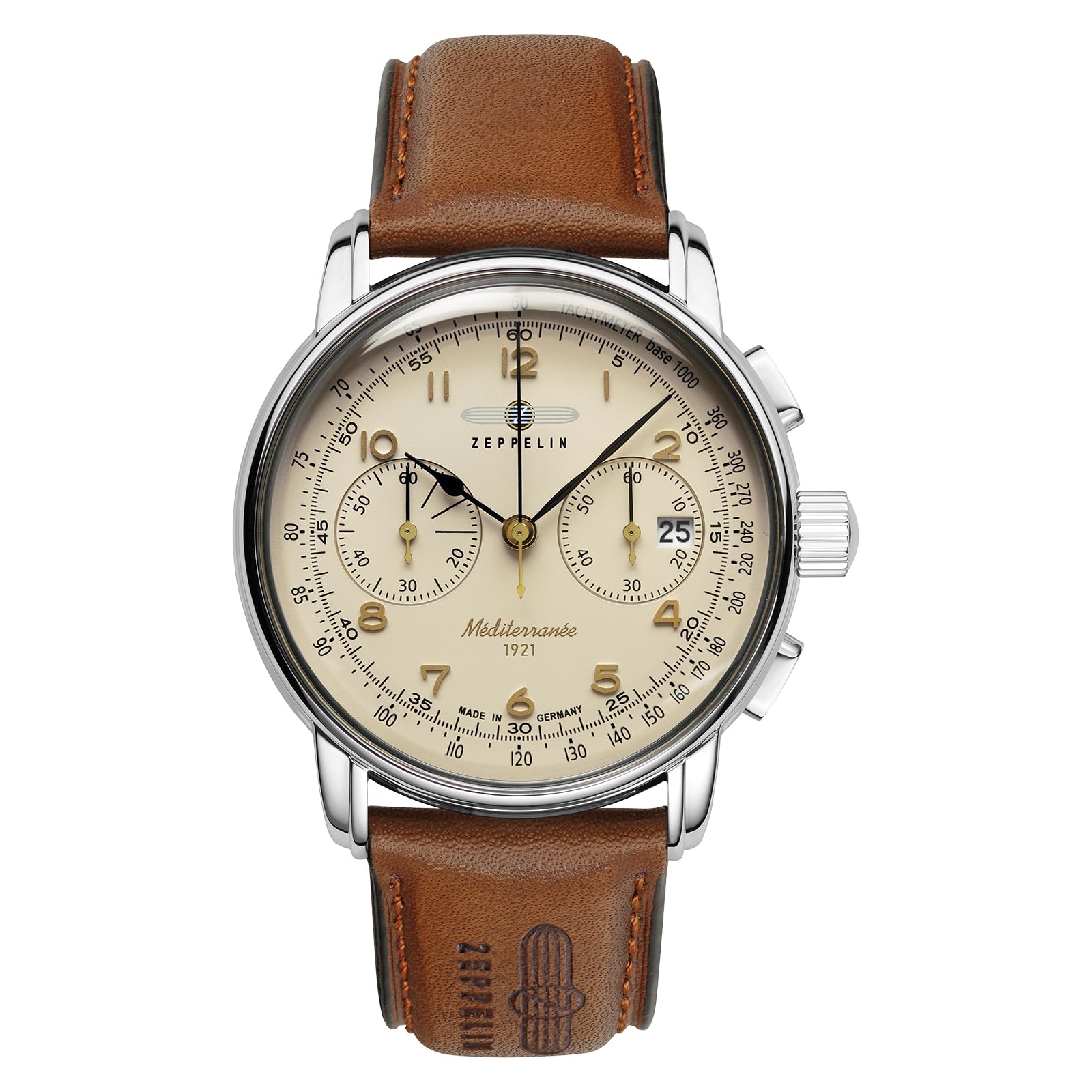 

Mediterrani Watch Brown [Zeppelin] 9670-5 Men s [Item]