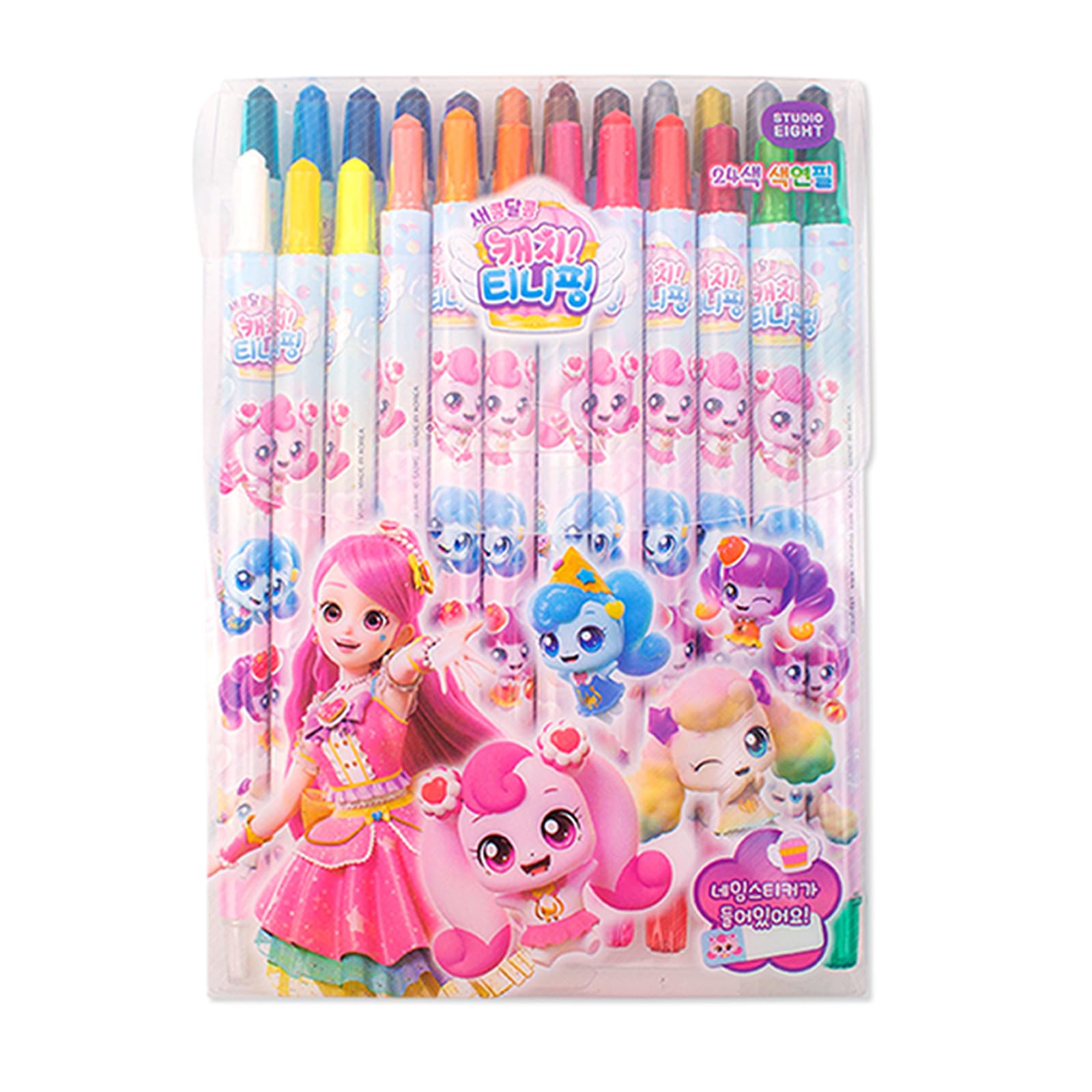 

GIANANO Catch Teenieping Colored Twist 24 Colored Pencils Pencils, Crayons, Beginner s Drawing, Coloring, Sketching,