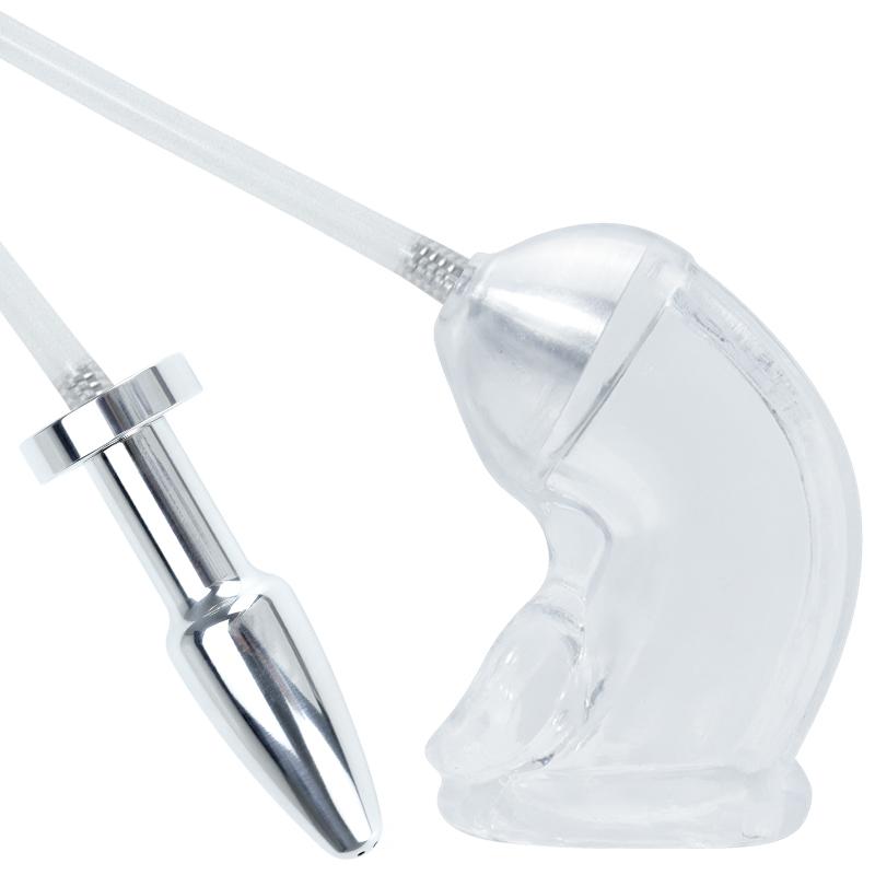 Enema Cleaning Anal Plug Penis Bondage Set Male Masturbator Adult Sex Toy Penis Cage Slave Gay BDSM Chastity Cock Ring