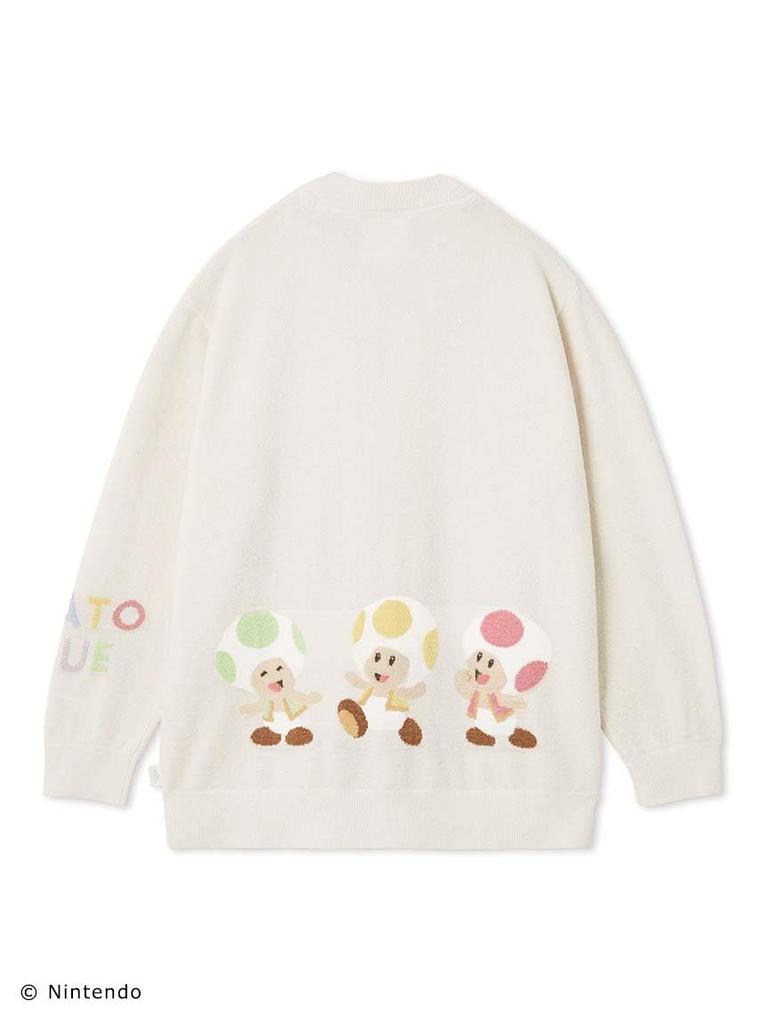 Gelato Pique Nintendo UNISEX Toad Yoshi JQD Cardigan PUNT252015 CRM & (Toad)