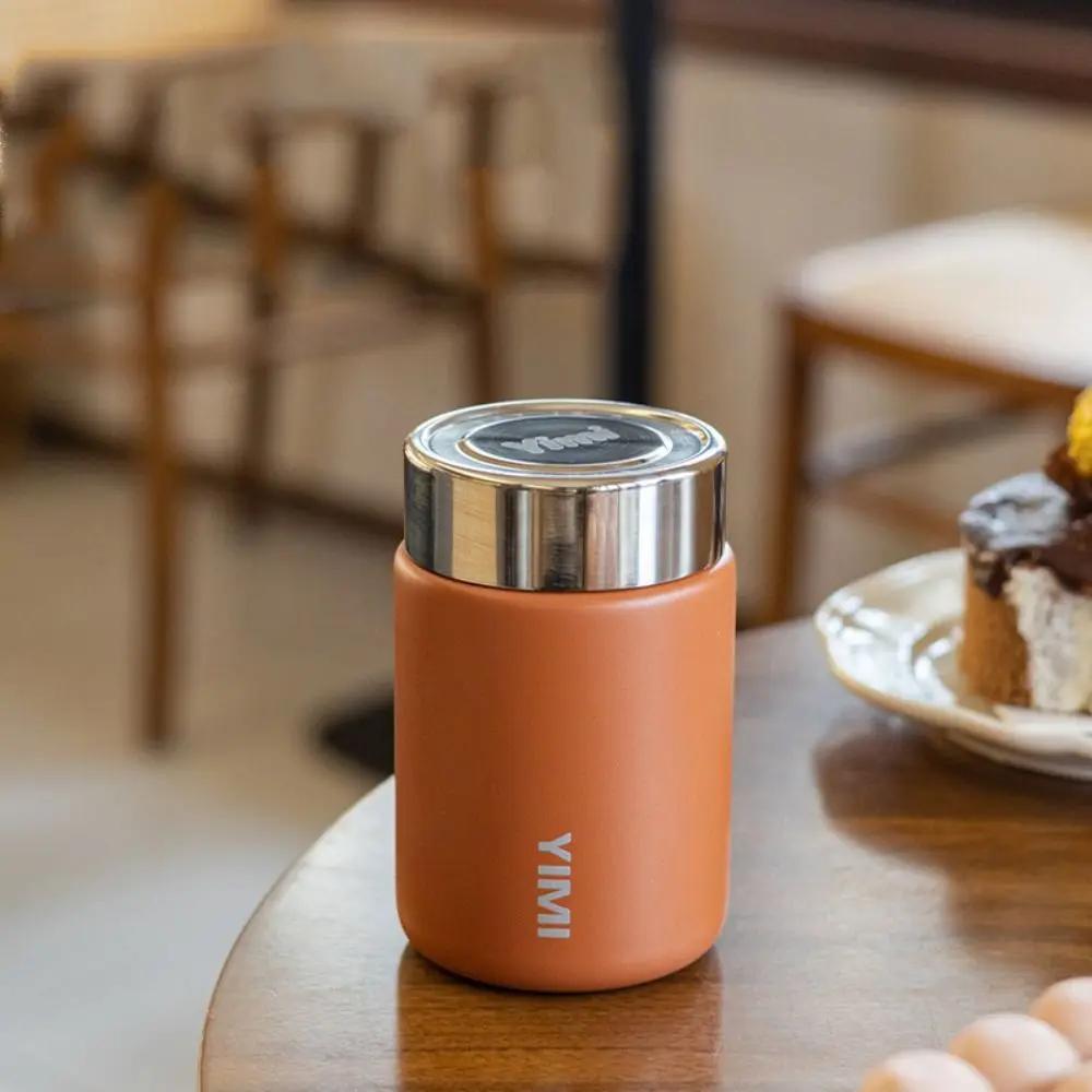 Taza Térmica Mini de 230ml Moda Antifugas Termo de Bolsillo de Acero Inoxidable Taza de Café Ligera