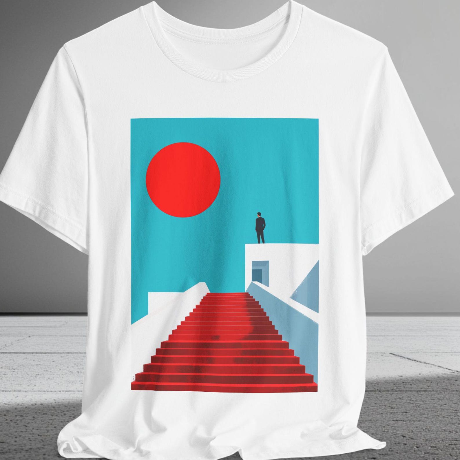 Abstract T-Shirt | Abstract Apparel | Minimalist Surreal Art Tee, Modern Graphic Shirt, Premium Unisex Bella Canvas Sizes XS to 5XL S