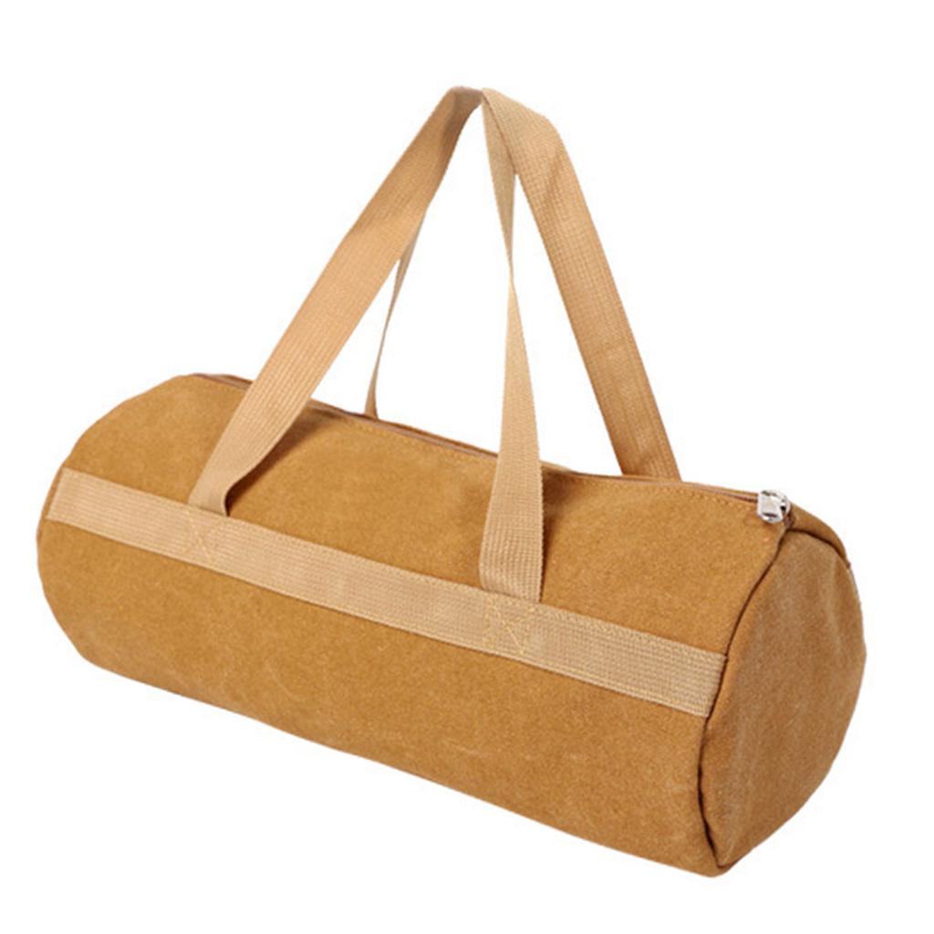 Tent Stake Bag Waterproof Dustproof Canvas Tent Pole Bag Portable Pegs Tool Storage Bag for Camping Hiking Outdoors