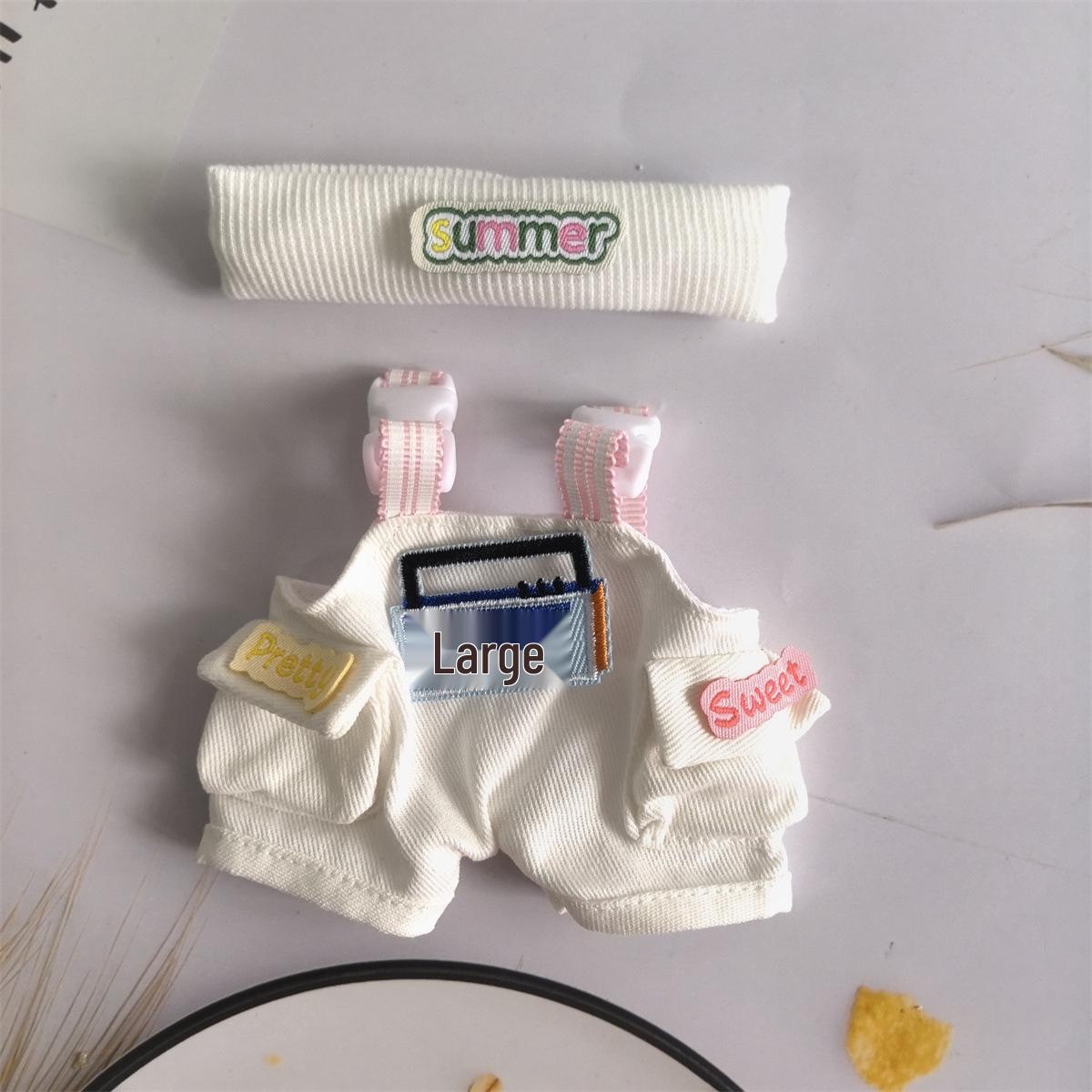 

17cm Labubu Plush Doll Outfit Set: Generations 1-3, Pendant, Replacement Clothes, Headband, Overalls, Figurine. Fits Labubu First/Second/Third Gen