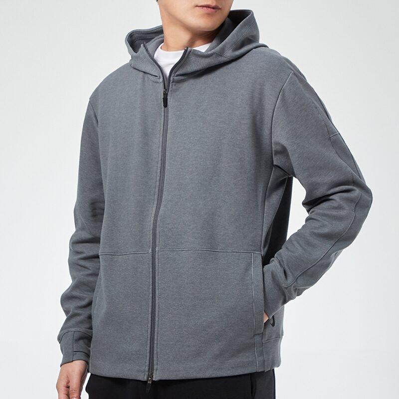Nike Jackets Men's Gray Hooded Moderate Instructor CU6261-068