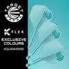 TARGET Dart Flights And Shafts Aquamarine Integrated Design 3 Pieces Professional Darts Accessories K-Flex